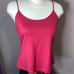 Red cami great for layering